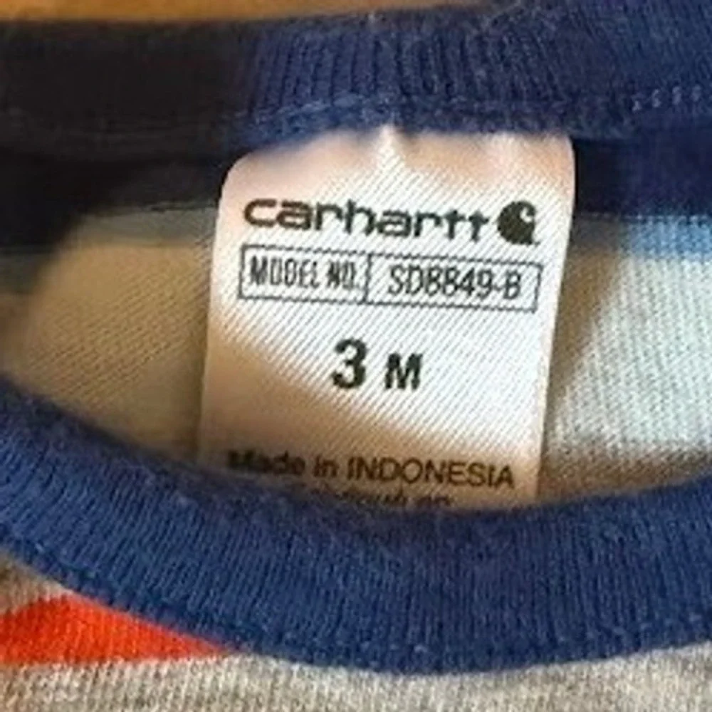 Carhartt Baby Boys 3M Bodysuit Bundle 3 Pack Deer ATV Striped